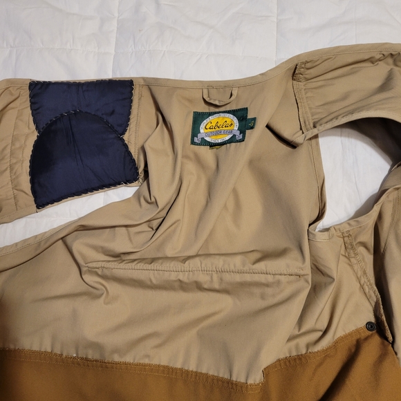 Cabela's men's Outdoor Gear zip up lining hunting hiking fishing vest size large - Picture 11 of 16